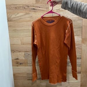 Orange thermal shirt